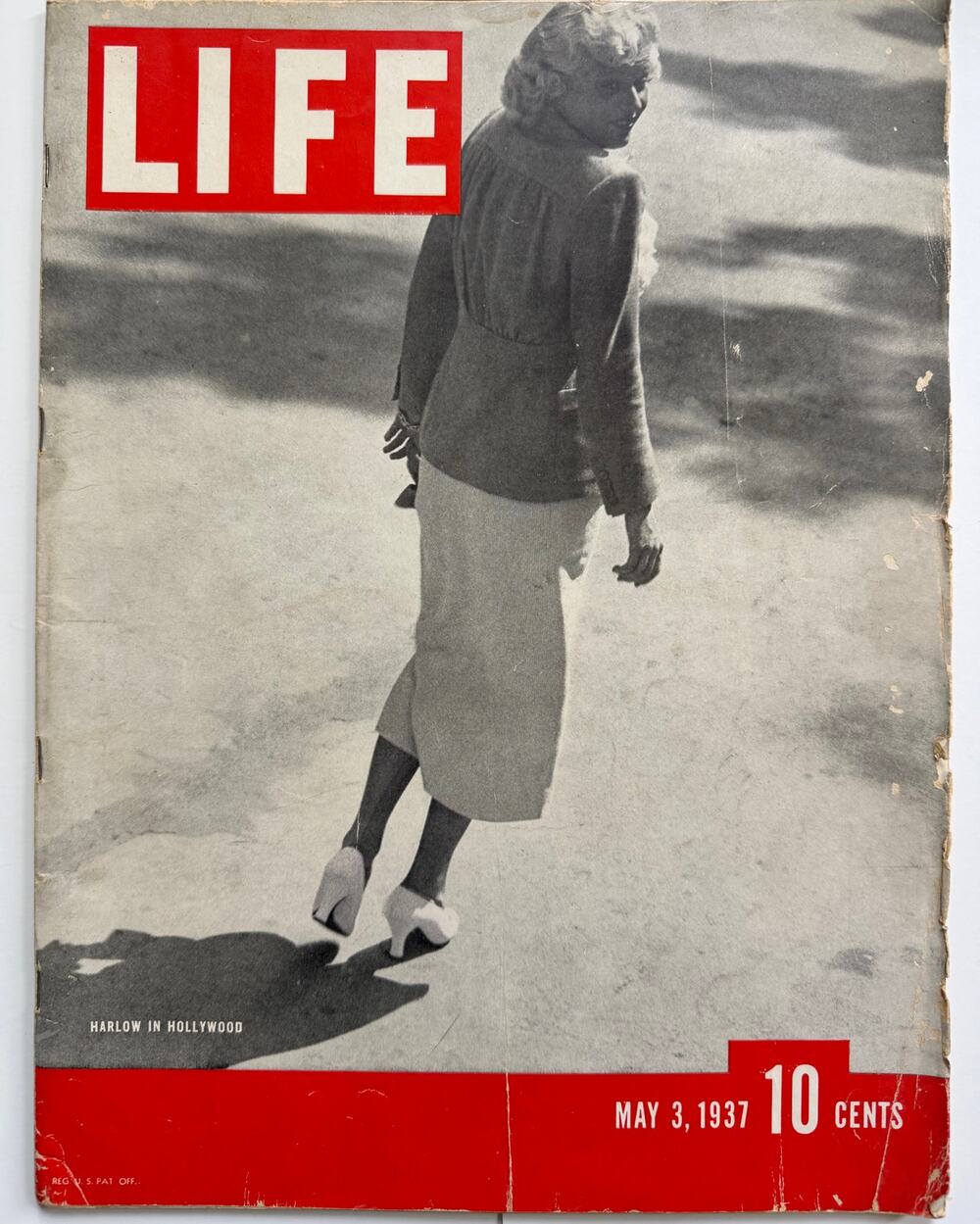 1937 Life Magazine Jean Harlow Hollywood, Red Dust, Dinner at Eight, Saratoga